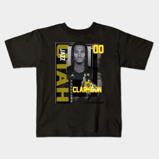 Utah Jazz Jordan Clarkson 00 Kids T-Shirt